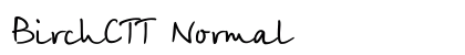 BirchCTT Normal preview
