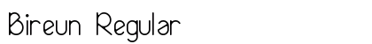 Bireun Regular preview