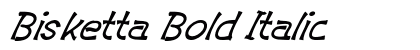 Bisketta Bold Italic Preview