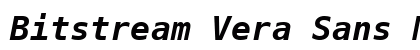 Bitstream Vera Sans Mono Bold Oblique preview