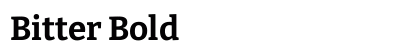 Bitter Bold preview