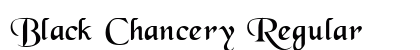 Black Chancery Regular preview