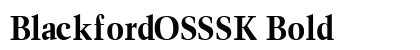 BlackfordOSSSK Bold preview