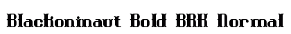 Blackoninaut Bold BRK Normal preview