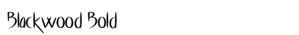 Blackwood Bold preview