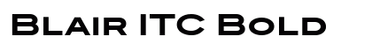 Blair ITC Bold preview