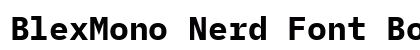 BlexMono Nerd Font Bold preview