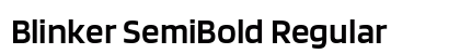 Blinker SemiBold Regular preview