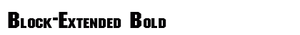Block-Extended Bold preview