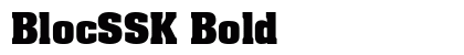BlocSSK Bold preview