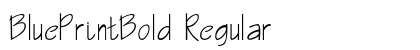 BluePrintBold Regular preview