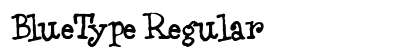 BlueType Regular preview