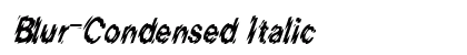 Blur-Condensed Italic preview