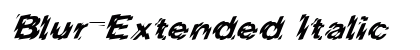 Blur-Extended Italic preview
