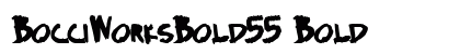 BocciWorksBold55 Bold preview