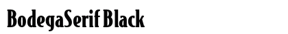 BodegaSerif Black Preview