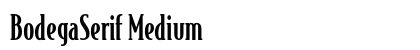 BodegaSerif Medium Preview