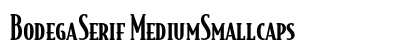 BodegaSerif MediumSmallcaps Preview