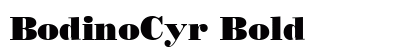 BodinoCyr Bold preview
