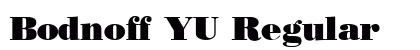 Bodnoff YU Regular preview