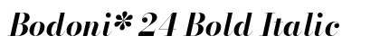Bodoni* 24 Bold Italic Preview