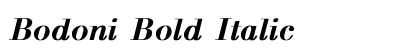 Bodoni Bold Italic Preview