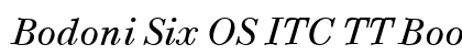 Bodoni Six OS ITC TT BookIta Preview