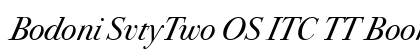 Bodoni SvtyTwo OS ITC TT BookIt Preview