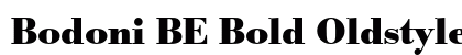 Bodoni BE Bold Oldstyle Figures preview