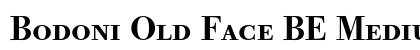 Bodoni Old Face BE Medium Small Caps & Oldstyle Figures Preview