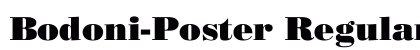 Bodoni-Poster Regular preview