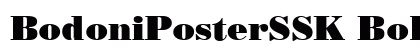 BodoniPosterSSK Bold Preview