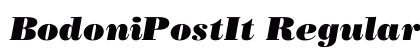 BodoniPostIt Regular preview