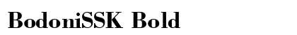 BodoniSSK Bold preview