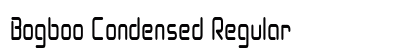 Bogboo Condensed Regular Preview