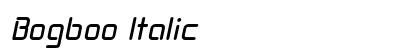 Bogboo Italic Preview