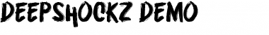 Download DEEPSHOCKZ   DEMO Font