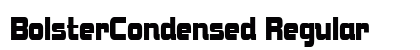 BolsterCondensed Regular Preview
