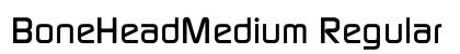 BoneHeadMedium Regular preview