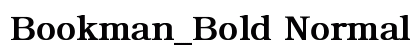 Bookman_Bold Normal preview