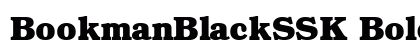 BookmanBlackSSK Bold preview