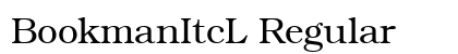 BookmanItcL Regular Preview