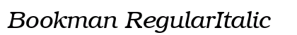 Bookman RegularItalic Preview