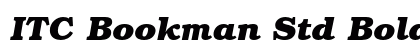 ITC Bookman Std Bold Italic Preview
