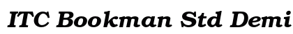 ITC Bookman Std Demi Italic preview
