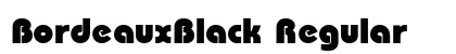 BordeauxBlack Regular Preview