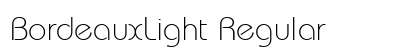 BordeauxLight Regular Preview