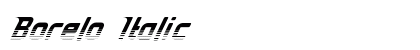 Borelo Italic Preview