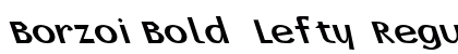 Borzoi Bold Lefty Regular preview