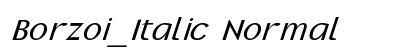 Borzoi_Italic Normal preview